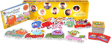 Feel Good Train (Learning Train) (Anne Sofie Sternberg)-Children’s interactive and activity books and kits-買書書 BuyBookBook