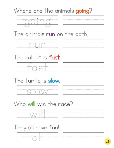 Write-On Wipe-Off Let's Write Words-Children’s Educational: Language/ literature/ literacy-買書書 BuyBookBook