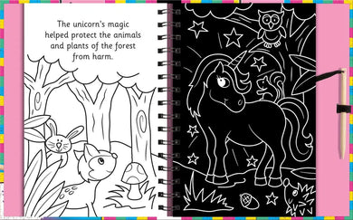 Scratch and Draw Unicorns & Horses Too! (Scratch Art Activity Book) (Joshua George)