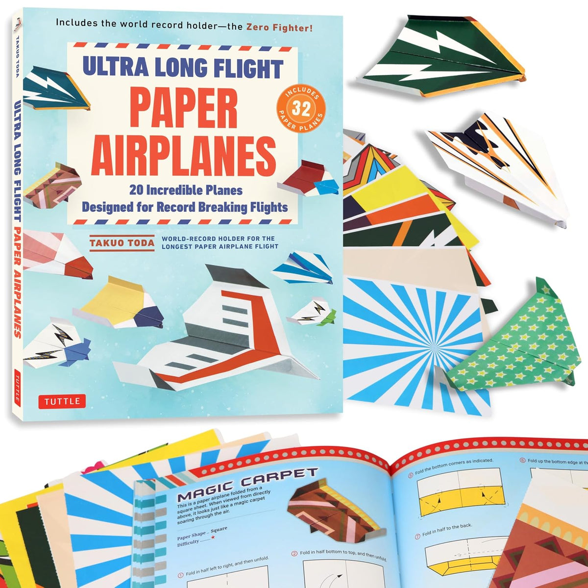 Ultra Long Flight Paper Airplanes