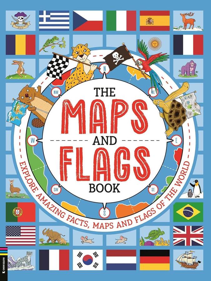 The Maps and Flags Book-Children’s / Teenage reference material-買書書 BuyBookBook