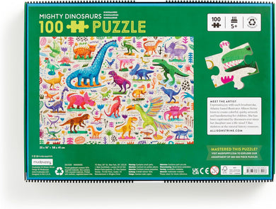 Mighty Dinosaurs 100 Piece Puzzle