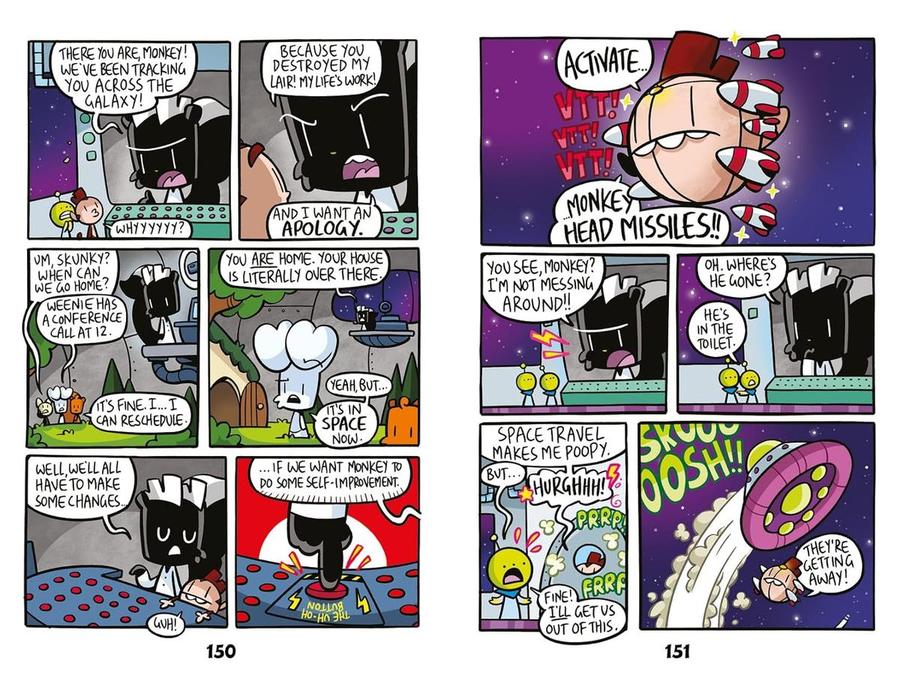 Bunny vs Monkey: Intergalactic Monkey Business! (a Phoenix Comic Book, from the million-selling Jamie Smart, Illustrator of the Year)