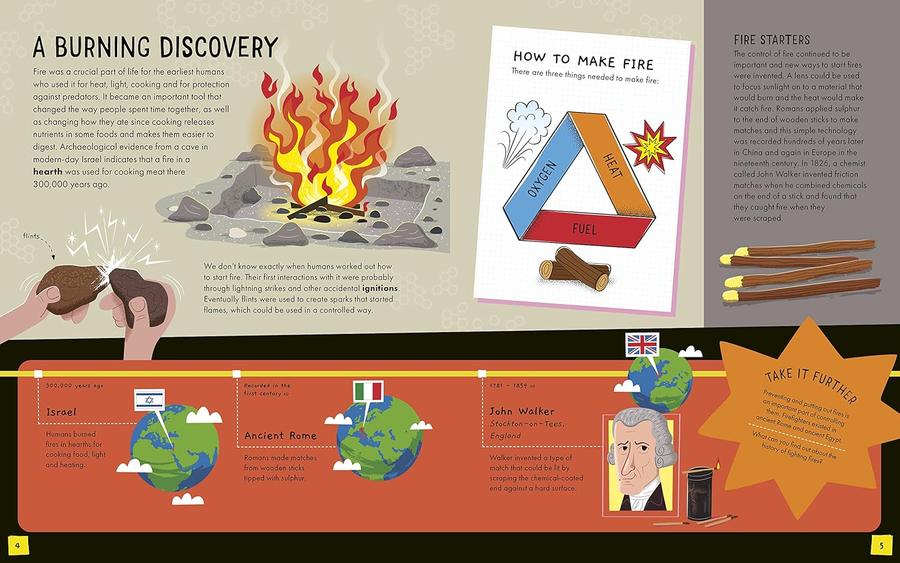 Discoveries and Inventions: What's Science?: The Who, Where, Why and How! (Frances Durkin)-Children’s / Teenage general interest: Science and technology-買書書 BuyBookBook