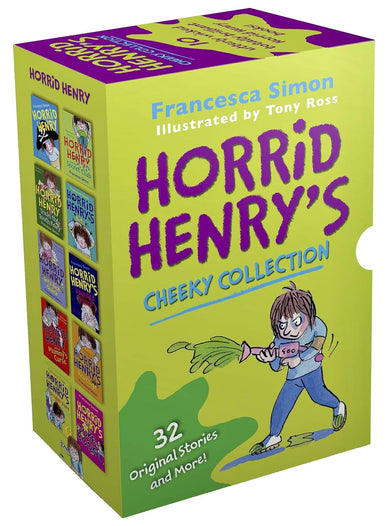 Horrid Henry's Cheeky Collection 10 Book Set (Francesca Simon)(Tony Ross)-Children’s / Teenage fiction: Humorous stories-買書書 BuyBookBook