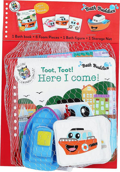 Toot, Toot! Here I Come! (Bath Buddies)-Children’s interactive and activity books and kits-買書書 BuyBookBook