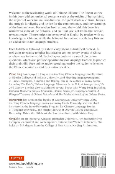 Chinese Folktales for Language Learners: Famous Folk Stories in Chinese and English (Vivian Ling)-Fiction: Traditional stories/ myths/ fairy tales-買書書 BuyBookBook