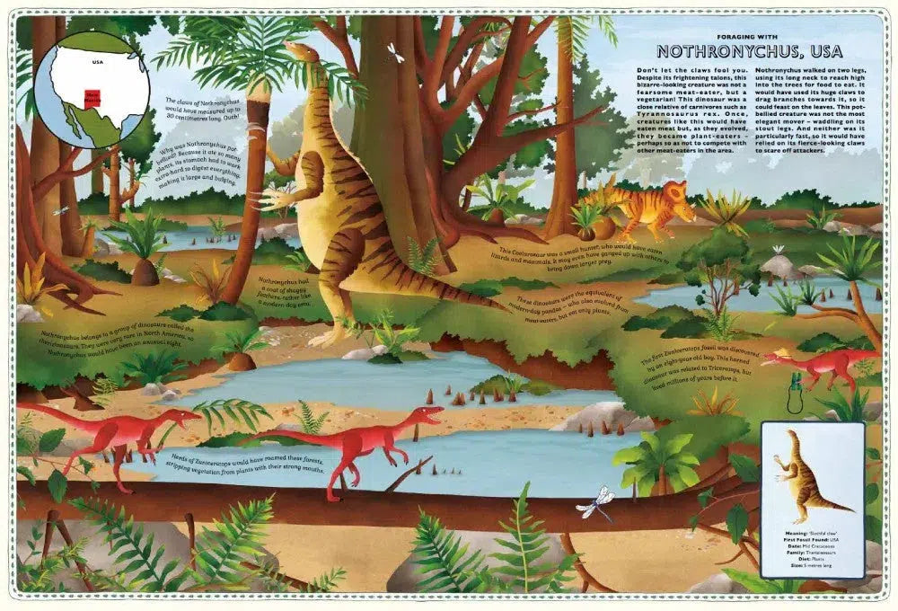 Atlas of Dinosaur Adventures : Step Into a Prehistoric World-Nonfiction: 動物植物 Animal & Plant-買書書 BuyBookBook