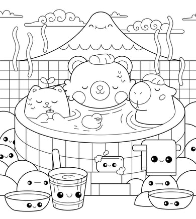 The Super Kawaii Coloring Book: Create Your Own Colorful World of Cuteness (Abbie Quirk)-Children’s interactive and activity books and kits-買書書 BuyBookBook