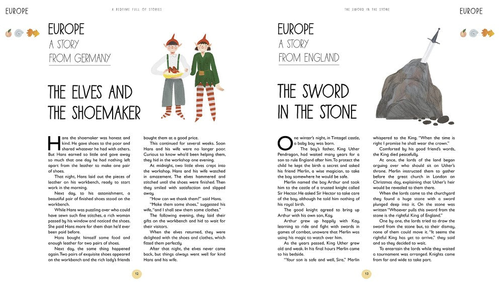 A Bedtime Full of Stories: 50 Folktales and Legends from Around the World (World Full of... #7)-Fiction: 經典傳統 Classic & Traditional-買書書 BuyBookBook