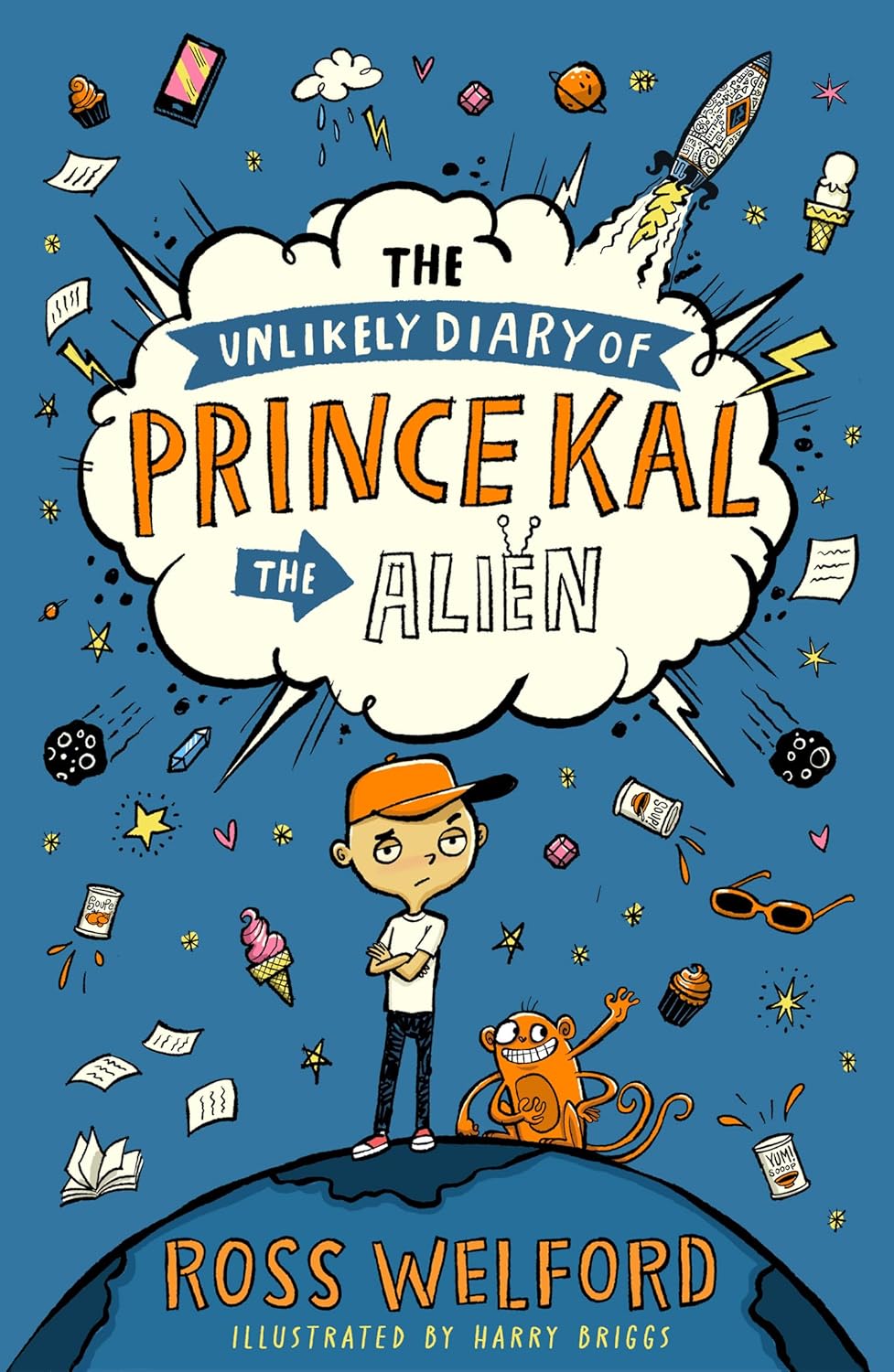 The Unlikely Diary of Prince Kal the Alien (Ross Welford)-Children’s / Teenage fiction: Science fiction-買書書 BuyBookBook