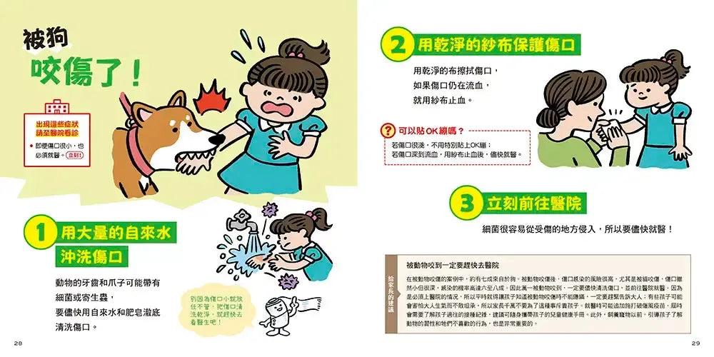 受傷了,我不怕!(21個親子必學急救護理法)-Children’s / Teenage general interest: General knowledge and interesting facts-買書書 BuyBookBook