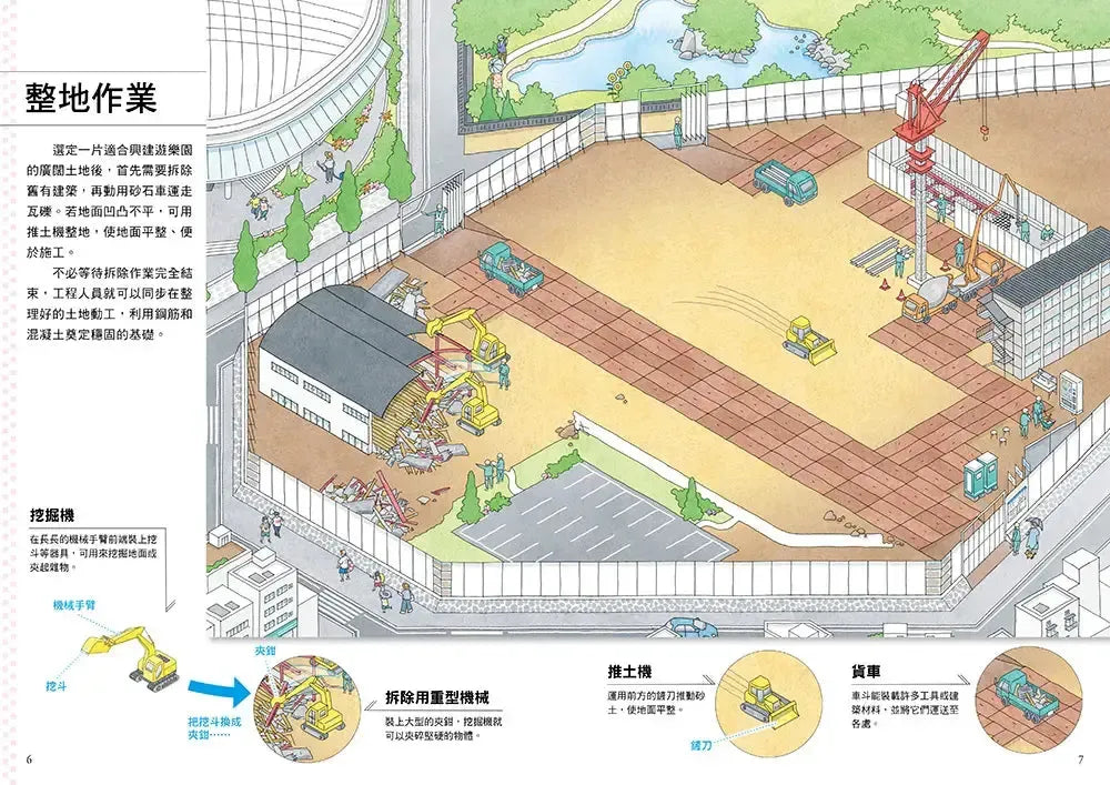 從無到有工程大剖析:遊樂園(書末附「召集!小小觀察家集合」學習單)