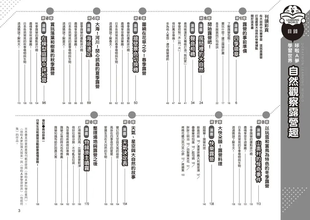 哆啦A夢天才小達人2:自然觀察露營趣 (藤子.F.不二雄)-Children’s / Teenage general interest: Science and technology-買書書 BuyBookBook