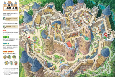 城堡迷宮:穿越時空、環遊世界,找回失竊的寶物 (香川元太郎)