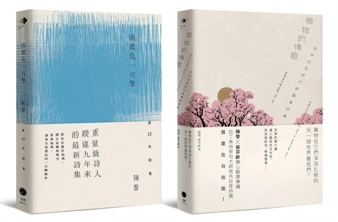 圖象詩的二重奏(2冊套書)淡藍色一百擊+微物的情歌 平裝書 Paperback