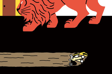 勇氣練習雙書:門外有一頭獅子+門外仍然有獅子【限定勇氣酷卡版】 精裝書 Hardback