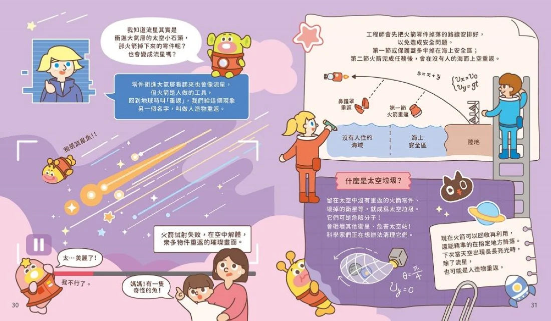 神奇的太空飛行器:火箭【首刷限量附贈「DIY手指偶」!】 精裝書 Hardback