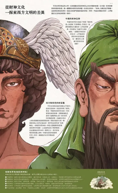 財神到【「五方九合」招財大百科】:28位東西方財神、上古神獸、聚寶錢幣,財神天團大集合(限量贈!「我要賺大錢」閃卡貼|文、武財神2款隨機出貨) 精裝書 Hardback