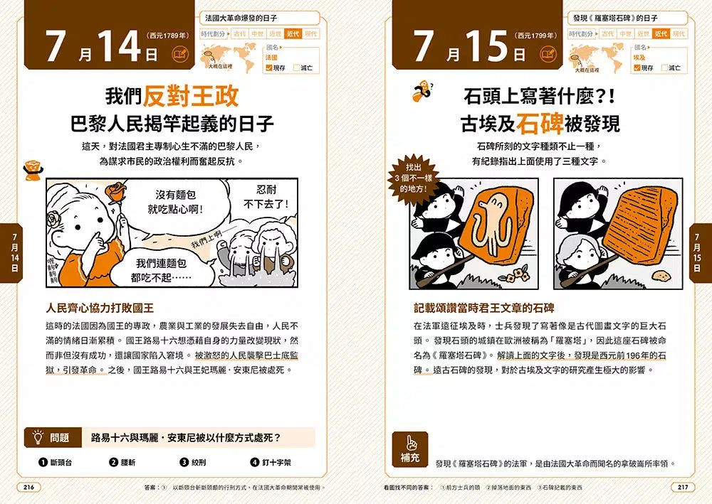 寫給中小學生的圖說世界史:一天一頁,三分鐘讀懂歷史上的今天