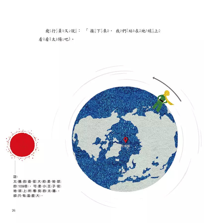 小王子愛地球1: 飛行員和地球的日夜 (科普繪本)-非故事: 科學科技 Science & Technology-買書書 BuyBookBook