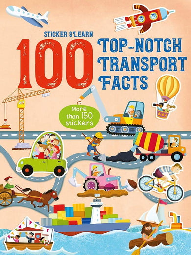 Sticker & Learn : 100 Top-Notch Transport Facts (Sticker) (Yoyo Books)-Children’s Early years / early learning concepts-買書書 BuyBookBook