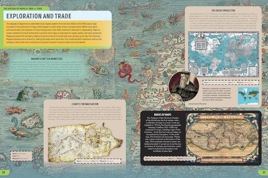 Lonely Planet Kids The Maps Book (The Fact Book) (Joanne Bourne)-Children’s / Teenage general interest: History and Warfare-買書書 BuyBookBook