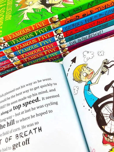 The Famous Five Adventures Short Story Collection 10 Books Box Set (Enid Blyton)-Children's / Teenage fiction: Action and adventure stories-買書書 BuyBookBook