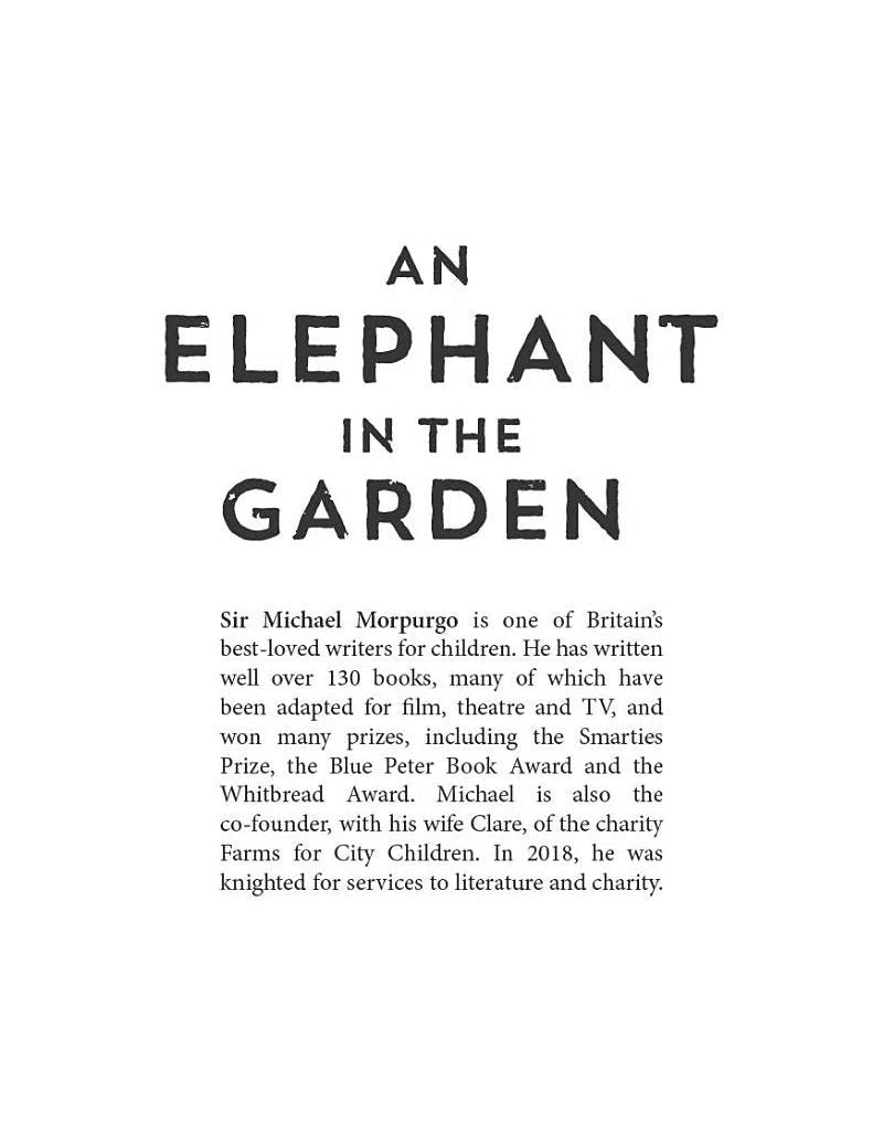 An Elephant in the Garden (Michael Morpurgo)-Fiction: 劇情故事 General-買書書 BuyBookBook