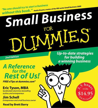 Small Business for Dummies 2nd Ed.-Self-help/ personal development/ practical advice-買書書 BuyBookBook