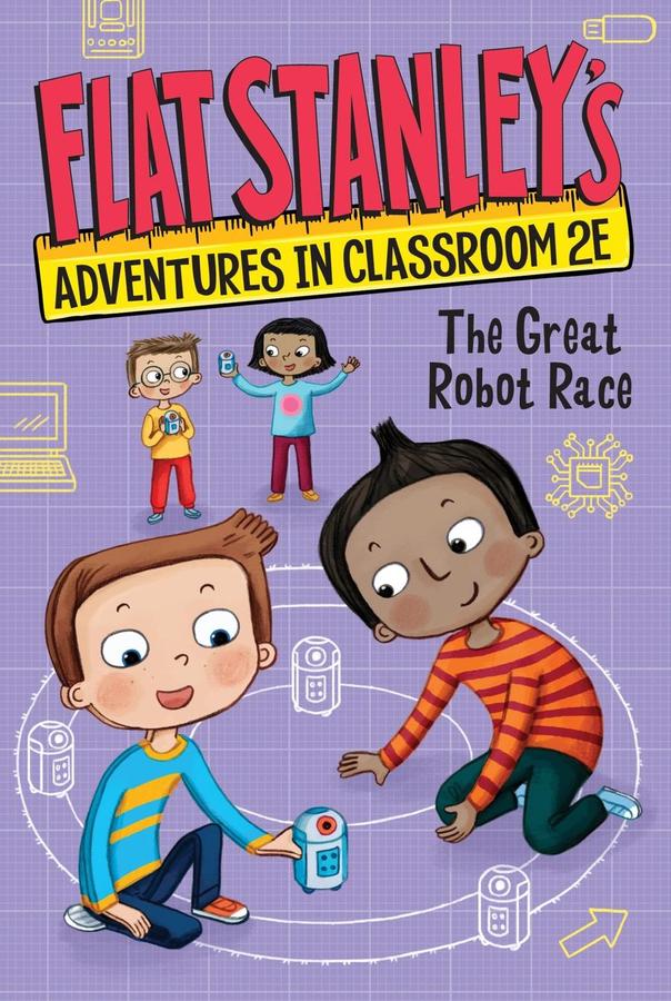 Flat Stanley's Adventures in Classroom 2E #4: The Great Robot Race-Children’s / Teenage fiction: General and modern fiction-買書書 BuyBookBook
