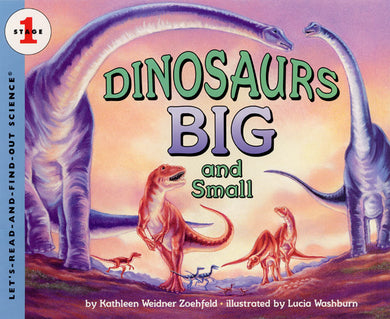 Dinosaurs Big and Small-Children’s Early years / early learning concepts-買書書 BuyBookBook