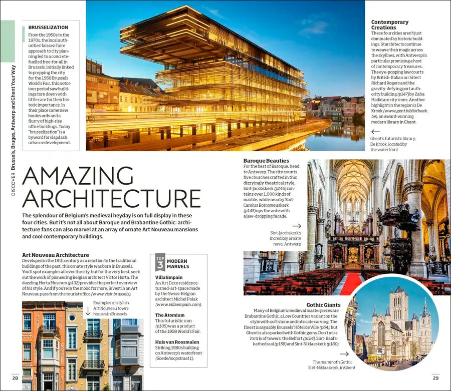 DK Brussels, Bruges, Antwerp and Ghent US - Paperback / softback