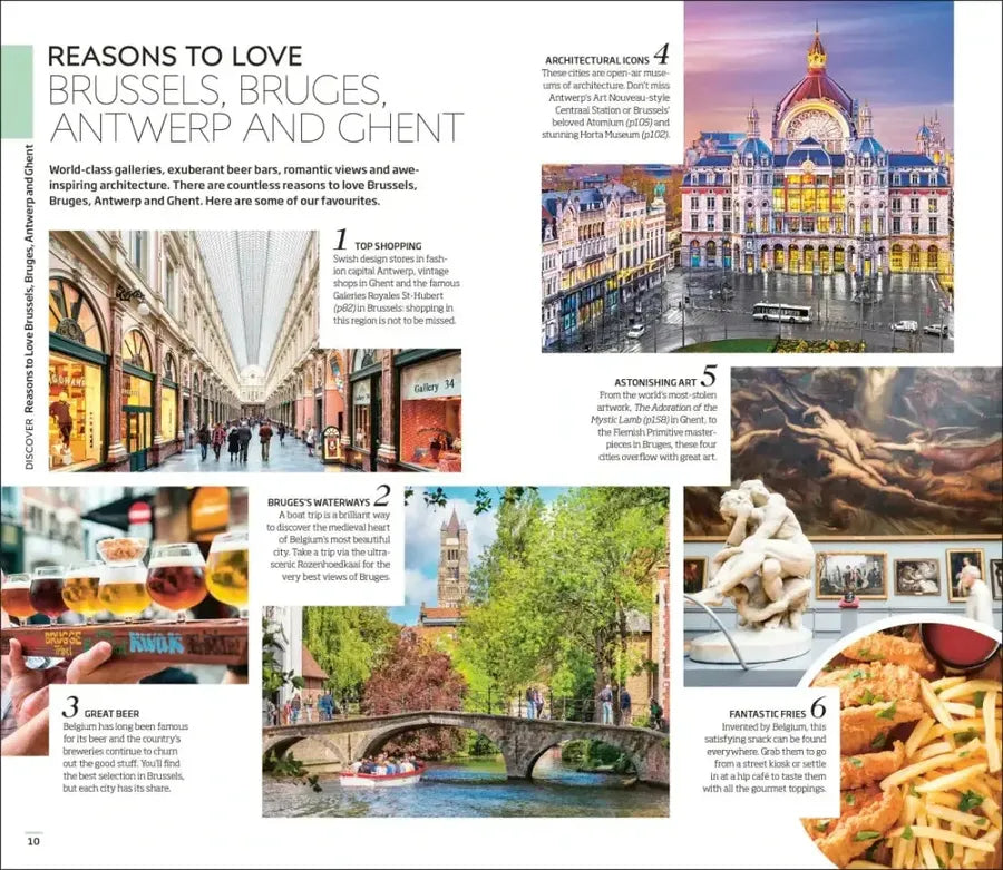 DK Brussels, Bruges, Antwerp and Ghent US - Paperback / softback