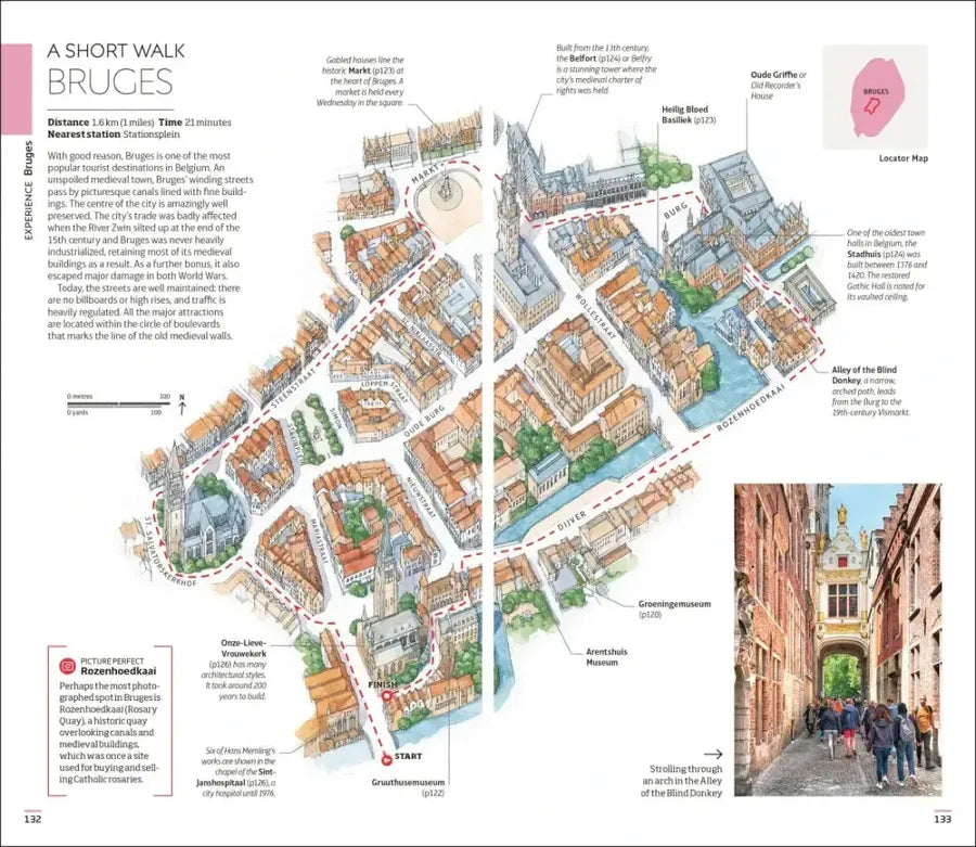 DK Brussels, Bruges, Antwerp and Ghent US - Paperback / softback