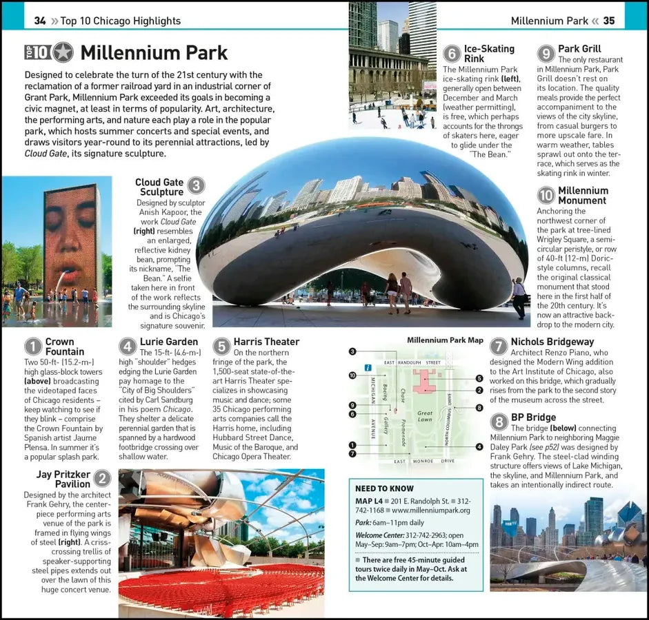DK Top 10 Chicago US - Paperback / softback (9780241462812)