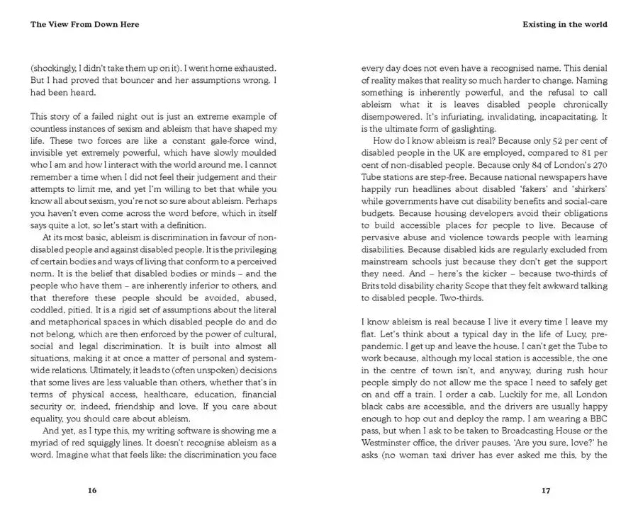 The View From Down Here US - Hardback