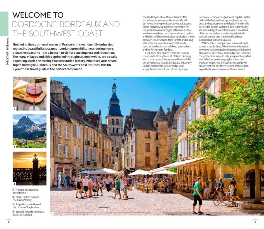 DK Dordogne, Bordeaux and the Southwest Coast US - Paperback / softback