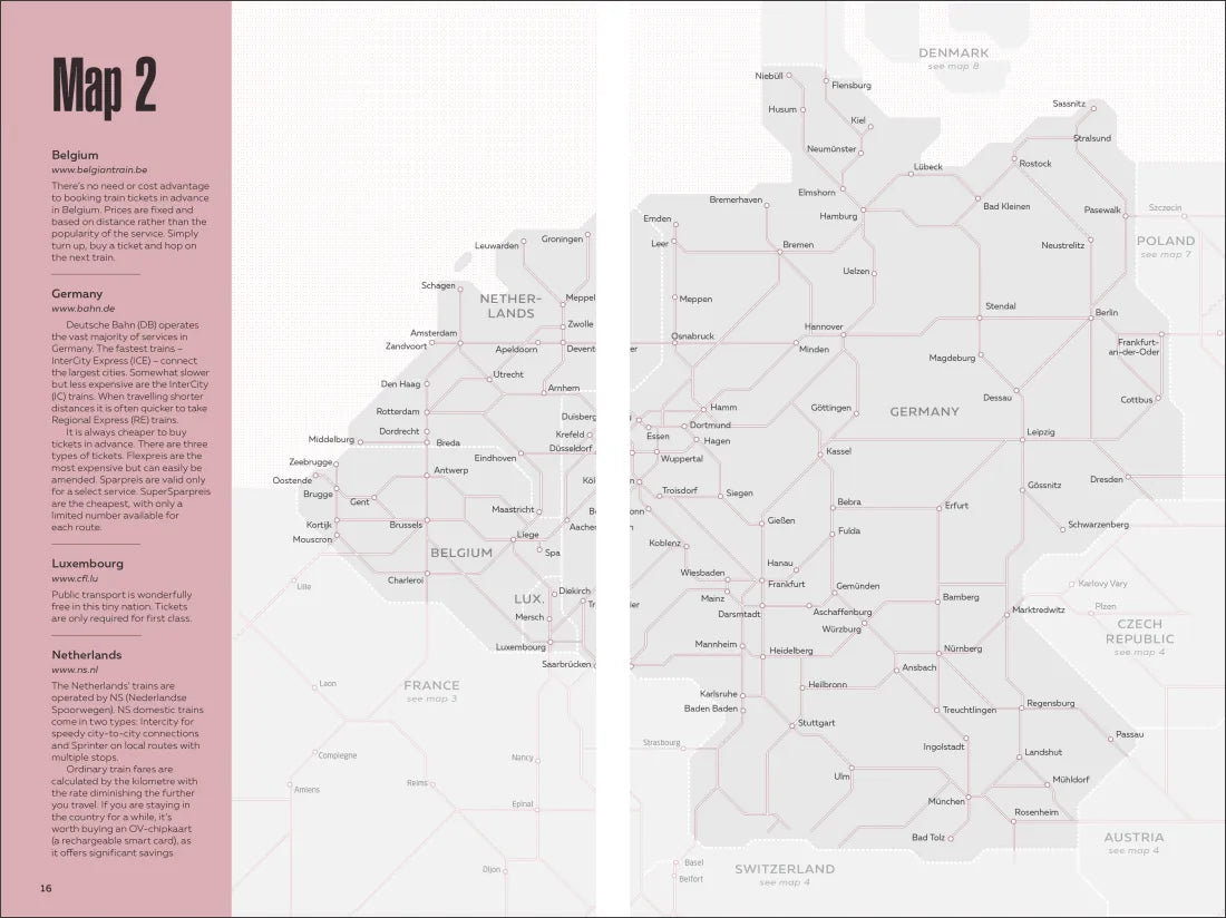 Europe by Train US - Paperback / softback