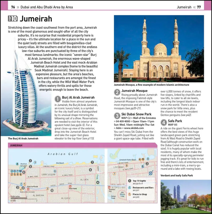 DK Top 10 Dubai and Abu Dhabi US - Paperback / softback (9780241622339)