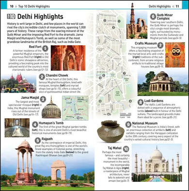 DK Top 10 Delhi US - Paperback / softback