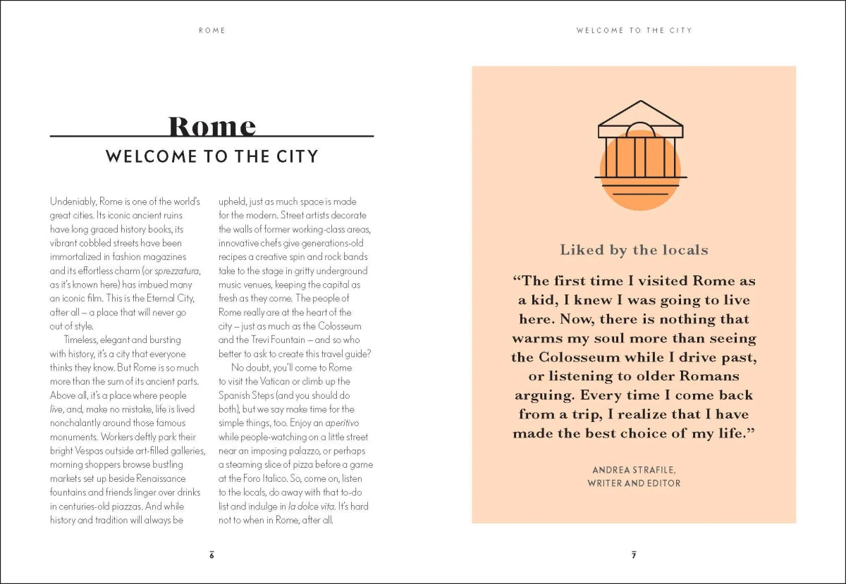 Rome Like a Local US - Hardback
