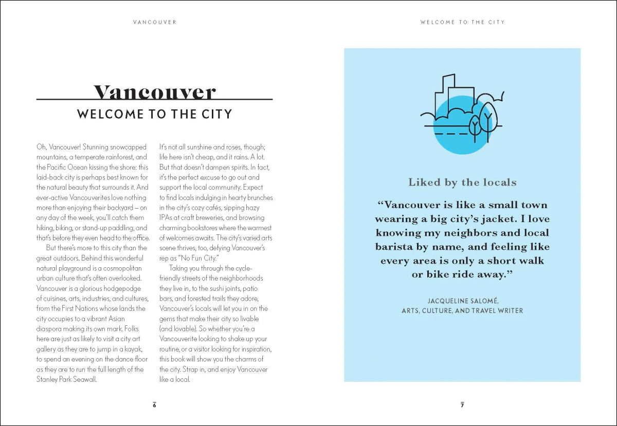 Vancouver Like a Local US - Hardback