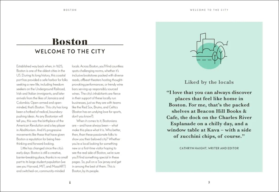 Boston Like a Local US - Hardback