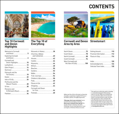 DK Top 10 Cornwall and Devon US - Paperback / softback (9780241663622)