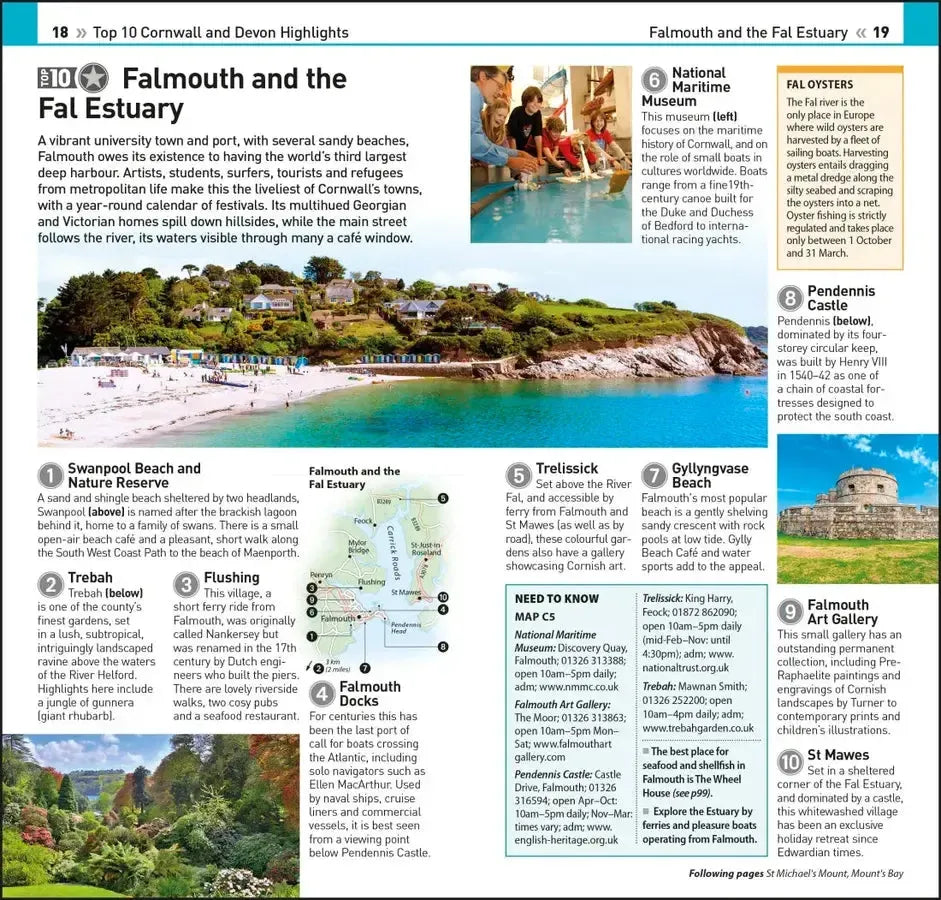 DK Top 10 Cornwall and Devon US - Paperback / softback (9780241663622)