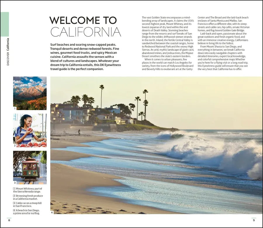 DK California US - Paperback / softback (9780241663783)