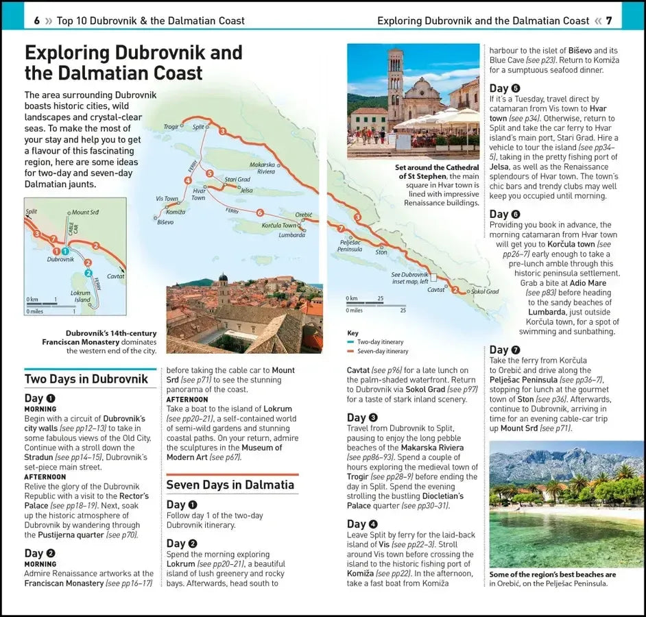 DK Top 10 Dubrovnik and the Dalmatian Coast US - Paperback / softback
