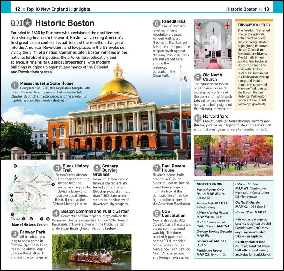 DK Top 10 New England US - Paperback / softback (9780241664964)