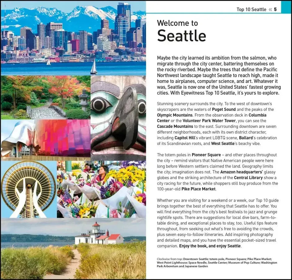 DK Top 10 Seattle US - Paperback / softback